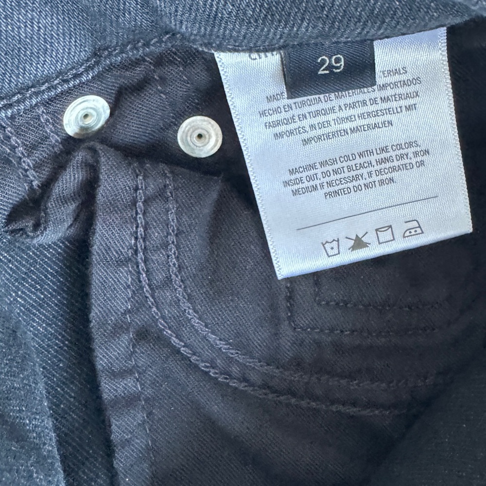 Citizens Of Humanity Dark Gray Cropped Jeans